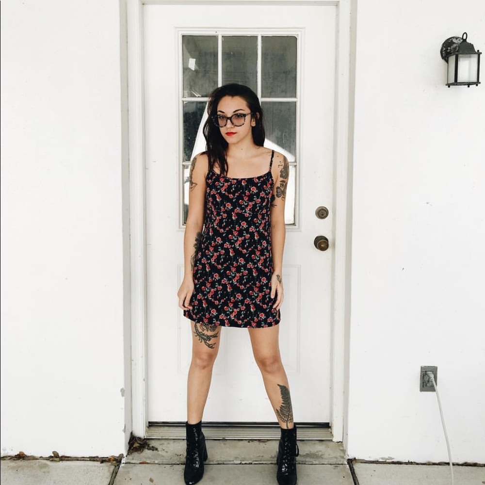 90’s Rose Mini Dress